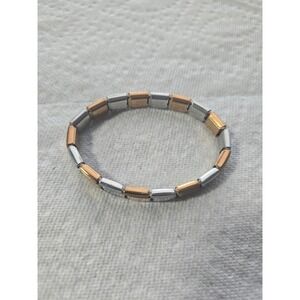 Italian‎ Charm Bracelet Sliver And Rose Gold 9mm